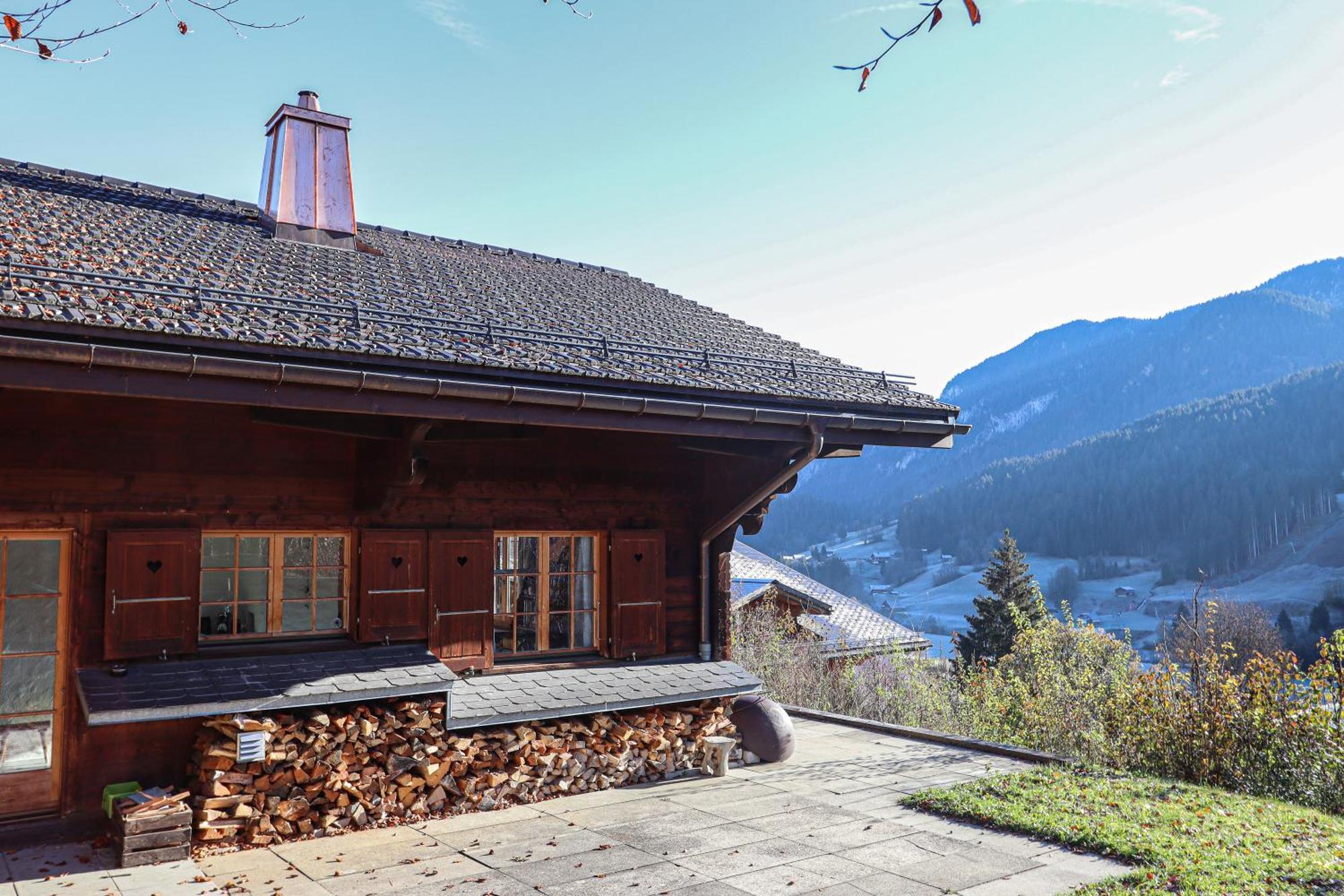 Les Jumelles Villa Gstaad Eksteriør bilde