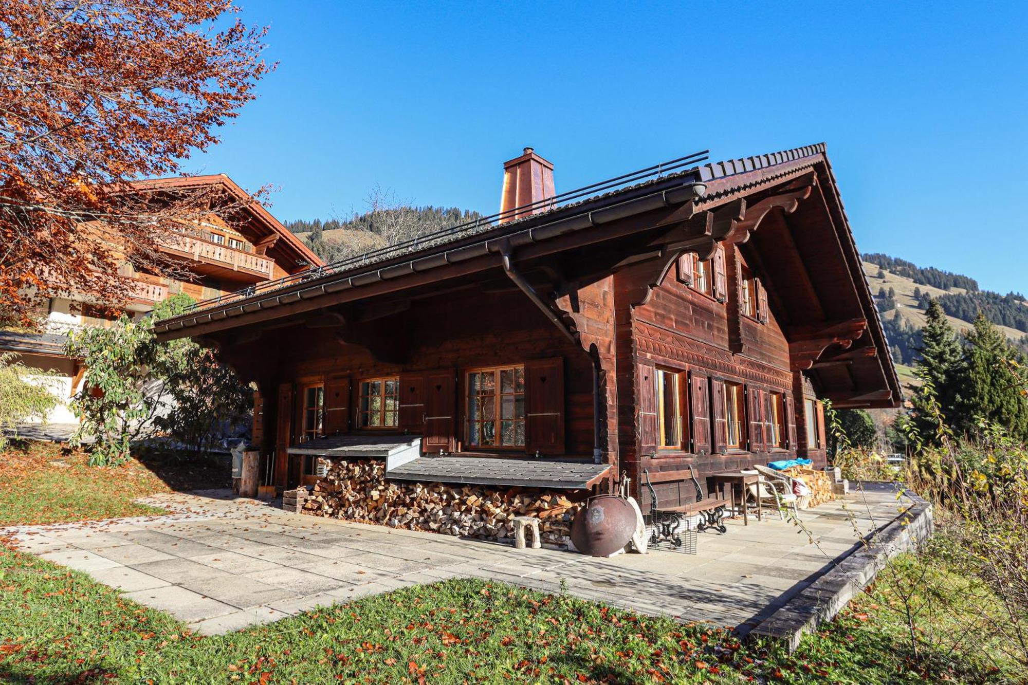 Les Jumelles Villa Gstaad Eksteriør bilde